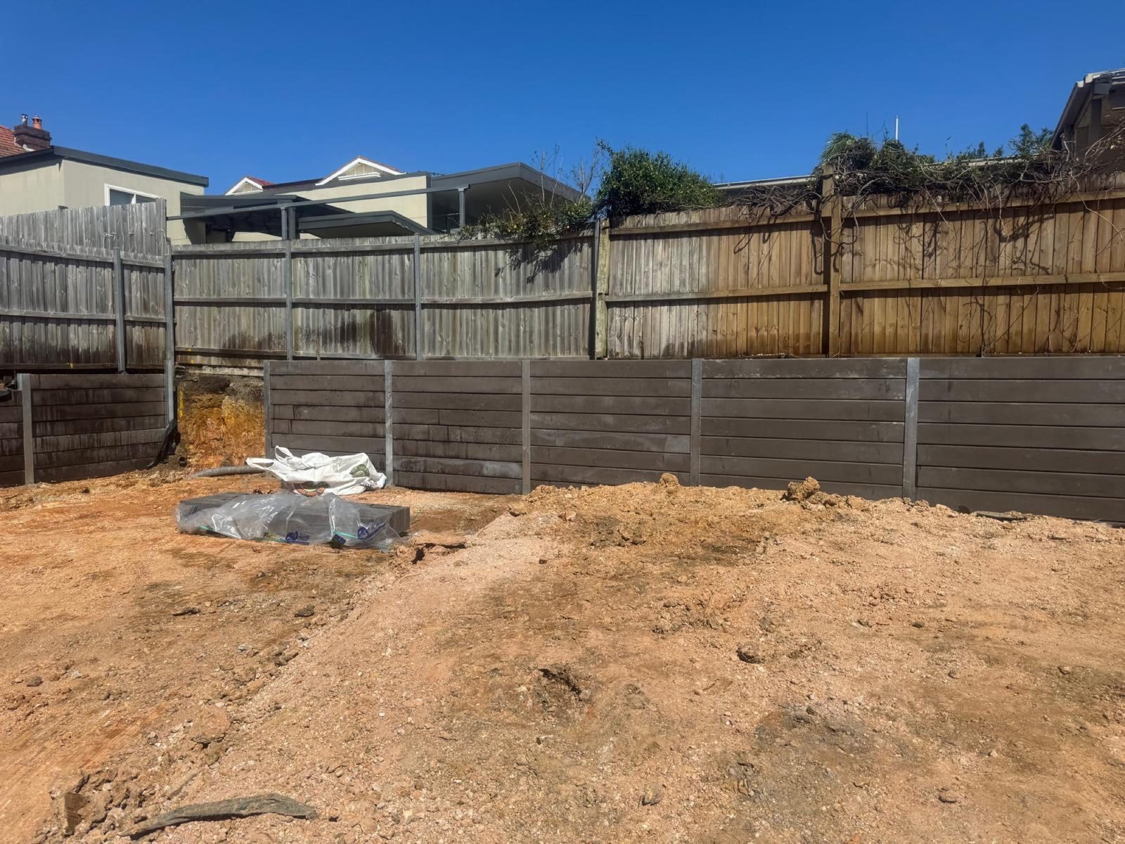 Retaining wall project