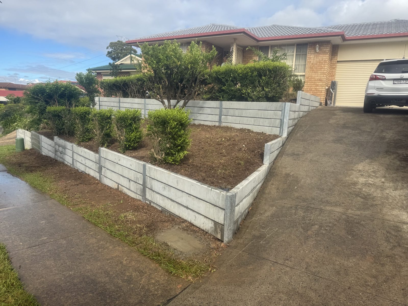 Concrete sleeper detail